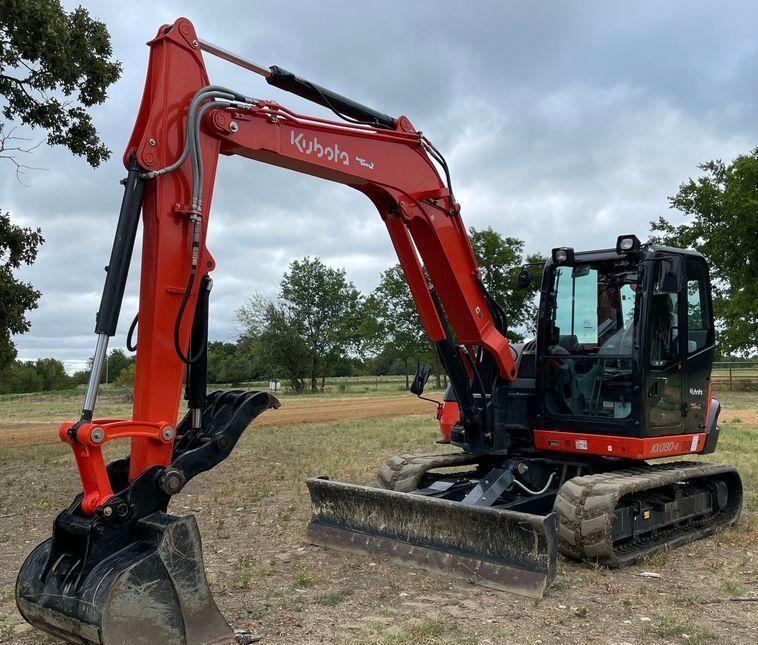 2022 Kubota KX080-4S2  mini excavator